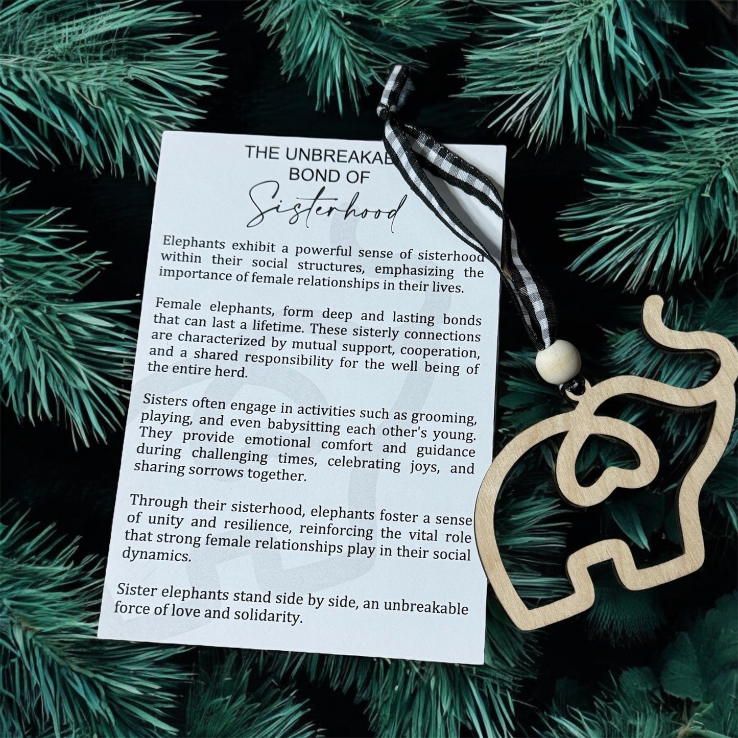 Sisterhood Elephant Ornaments