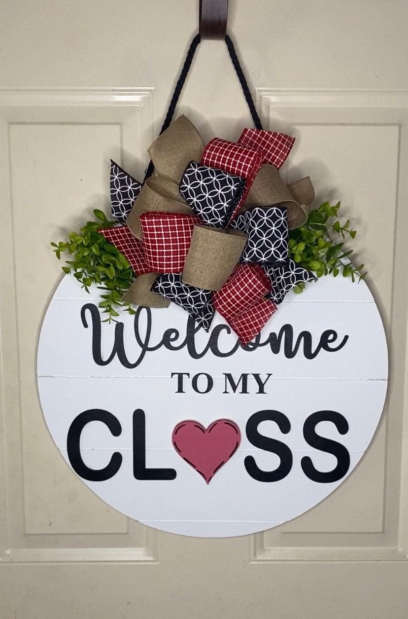 Interchangeable Teacher Door Hanger