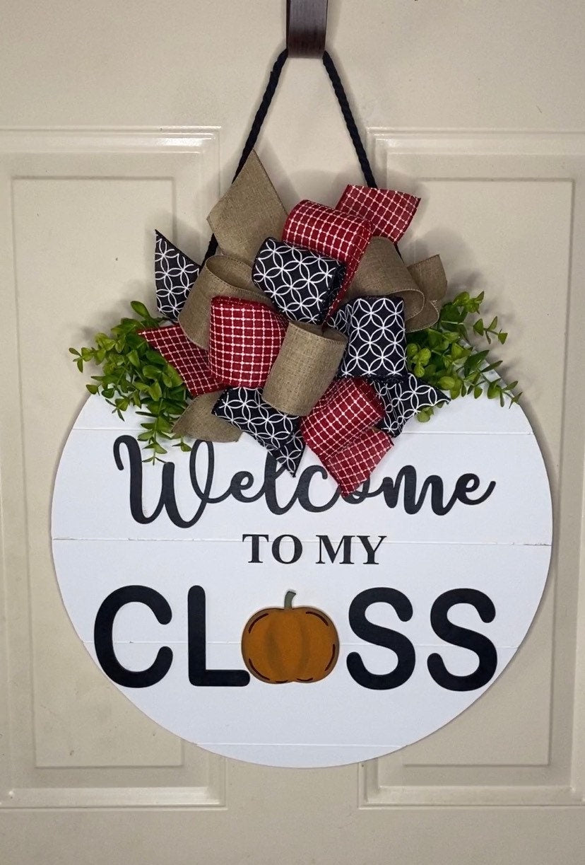 Interchangeable Teacher Door Hanger