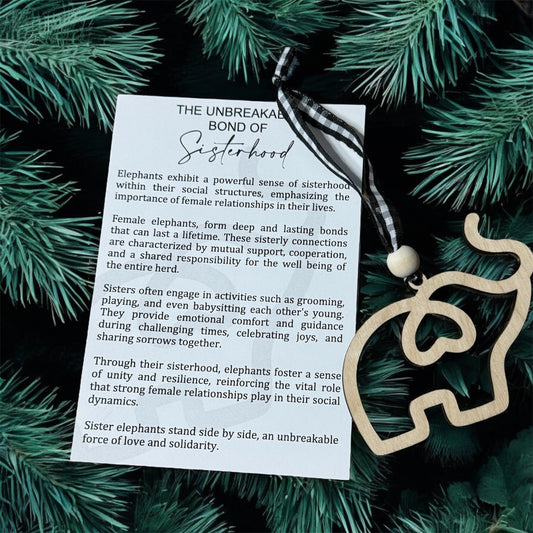 Sisterhood Elephant Ornaments