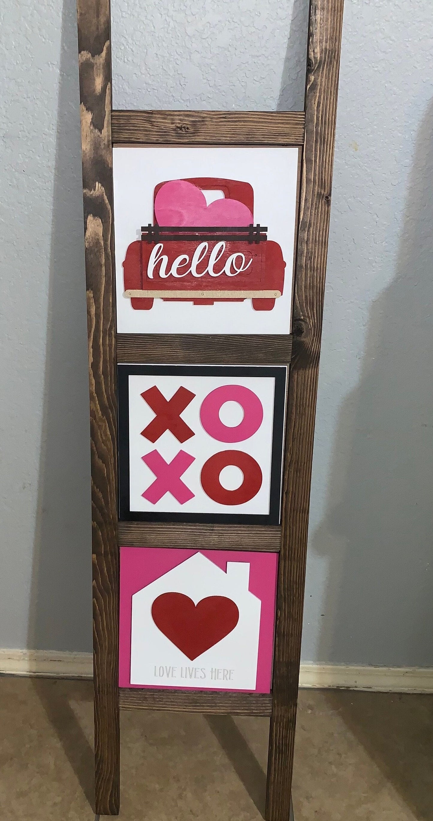 XOXO Valentine Ladder Tiles